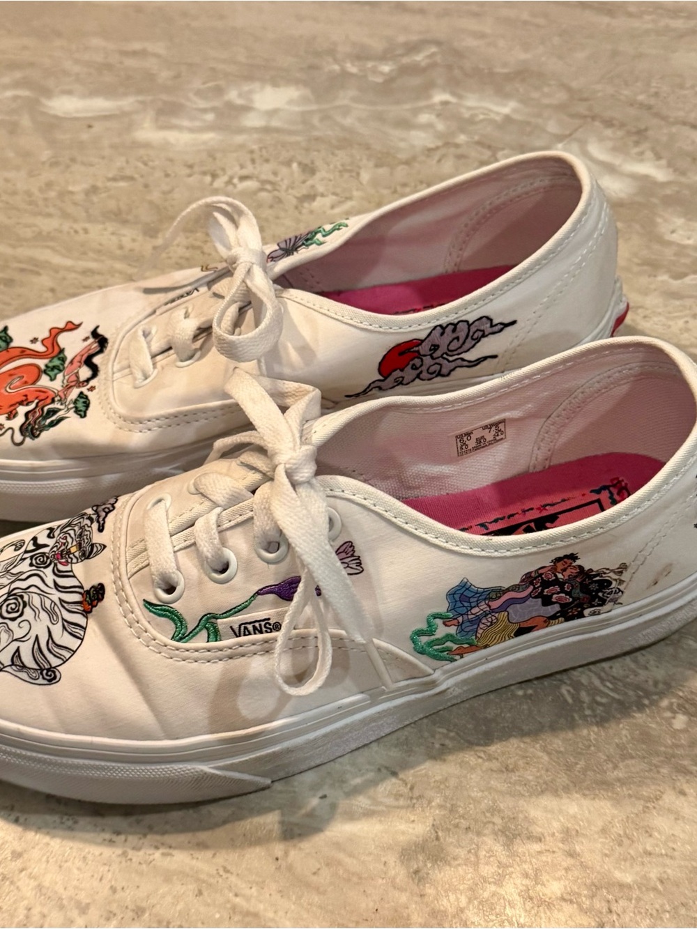 Vans Off The Wall Gallery Sneakers - Ashley Lukashevsky - Size 7.5